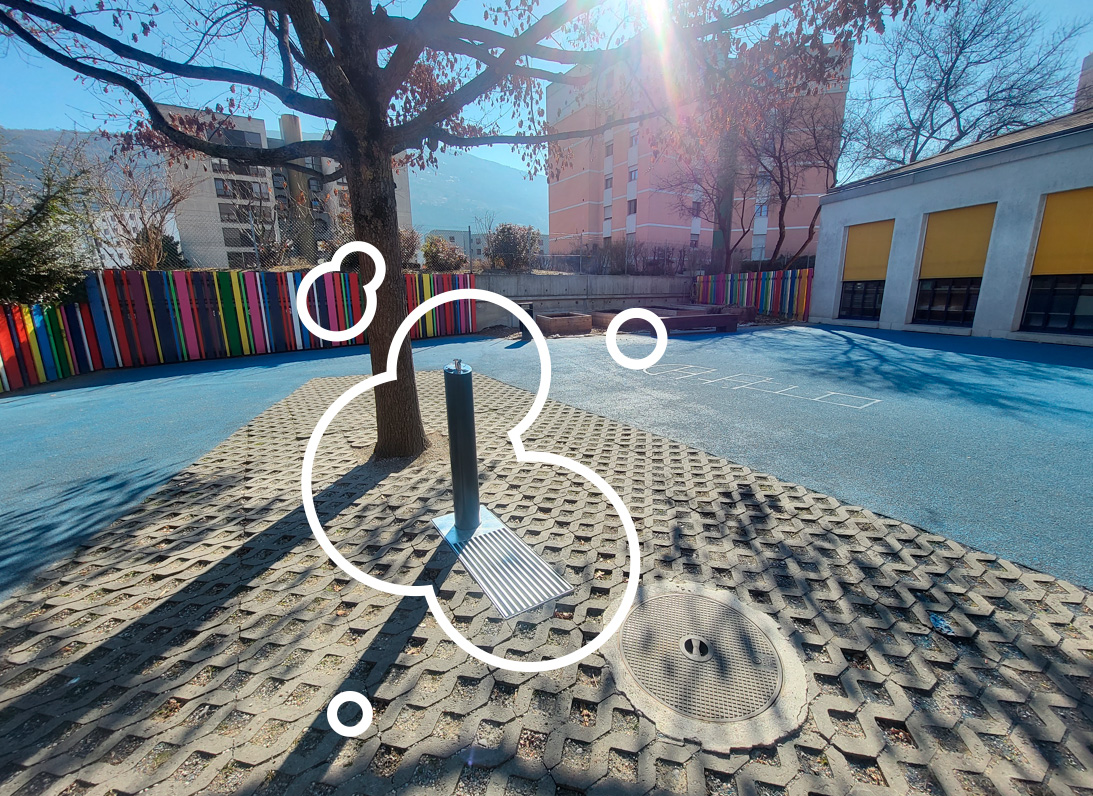 Lire la suite à propos de l’article Des fontaines à eau dans les préaux des centres scolaires de Sion